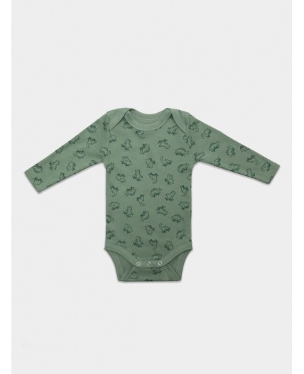 Боди динозавры на зеленом +песочный