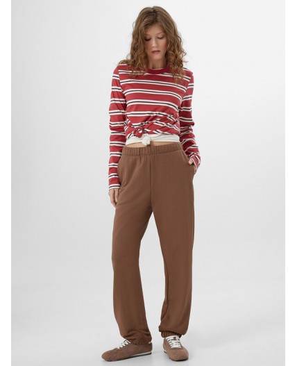 Брюки коричневый