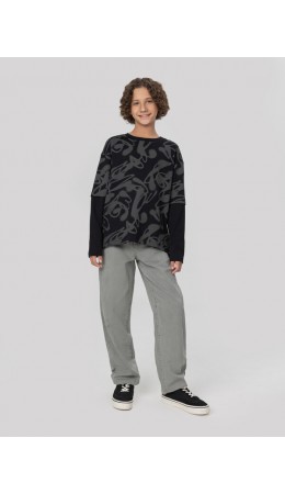 Джемпер граффити на черном1