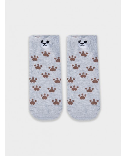 Носки св.серый меланж