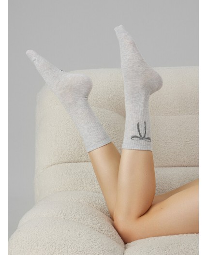 Носки св.серый меланж