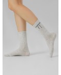 Носки св.серый меланж
