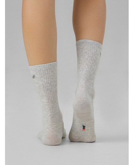 Носки св.серый меланж