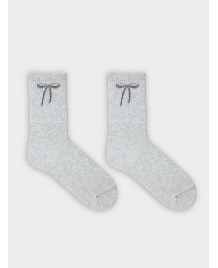 Носки св.серый меланж