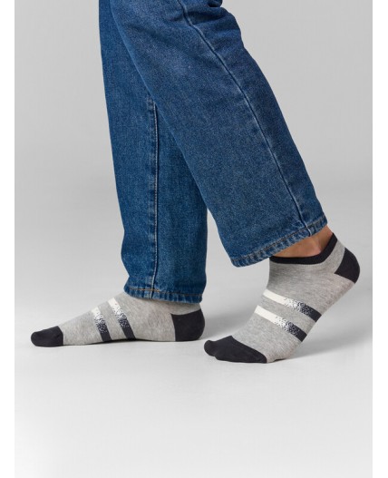 Носки серый меланж