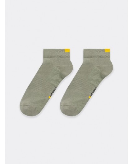 Носки оливка/жёлтый
