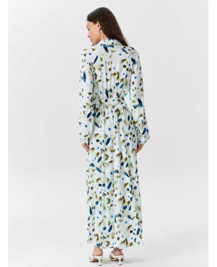 Платье акварельные цветы