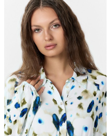 Платье акварельные цветы