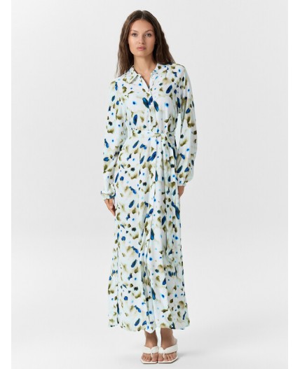 Платье акварельные цветы