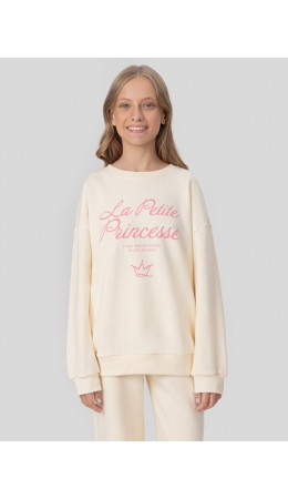 Свитшот топленое молоко +печать