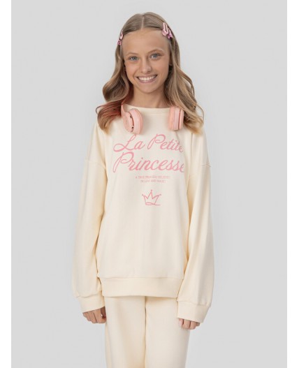 Свитшот топленое молоко +печать