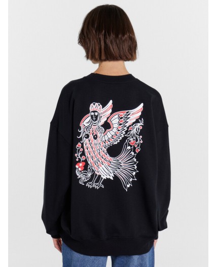 Свитшот черный +печать