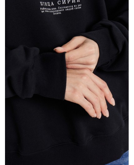 Свитшот черный +печать
