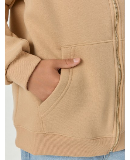 Толстовка темно -бежевый