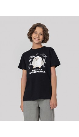 Футболка черный +печать5