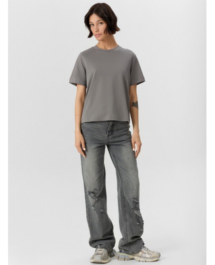 Футболка темно -серый