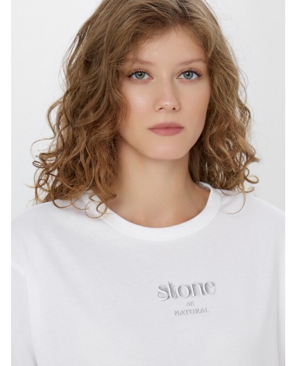 Футболка белый +печать6