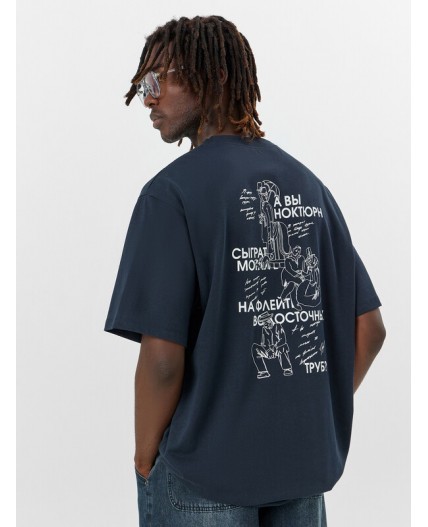 Футболка неви +печать3