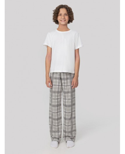Брюки серая клетка