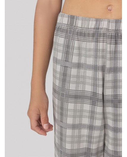 Брюки серая клетка