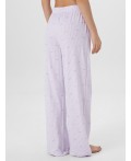 Брюки бантики на лиловой полоске