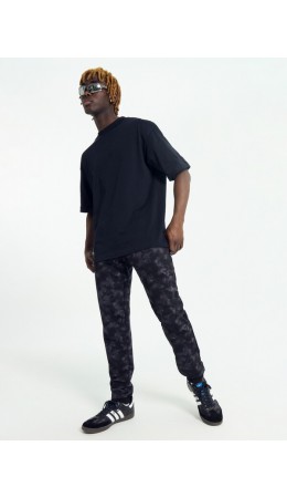 Брюки черный тай-дай1