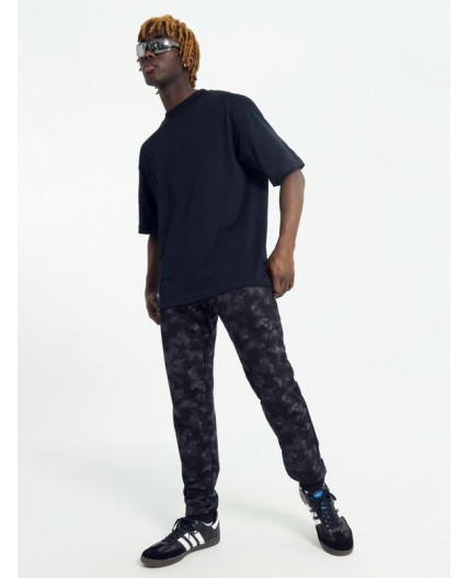 Брюки черный тай-дай1