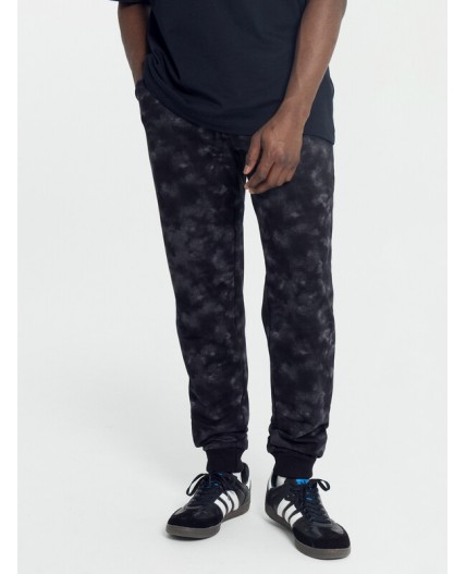 Брюки черный тай-дай1