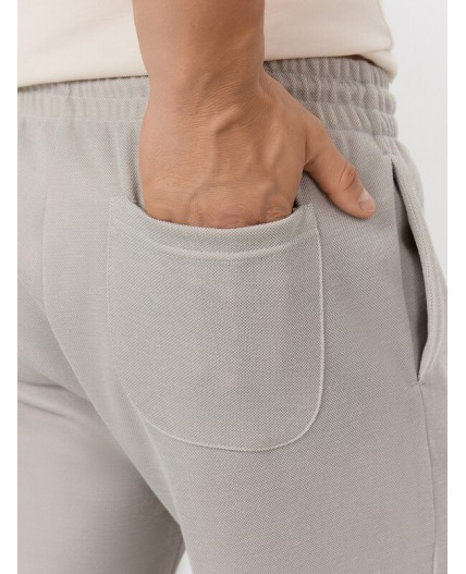 Брюки двухцветный св.серый