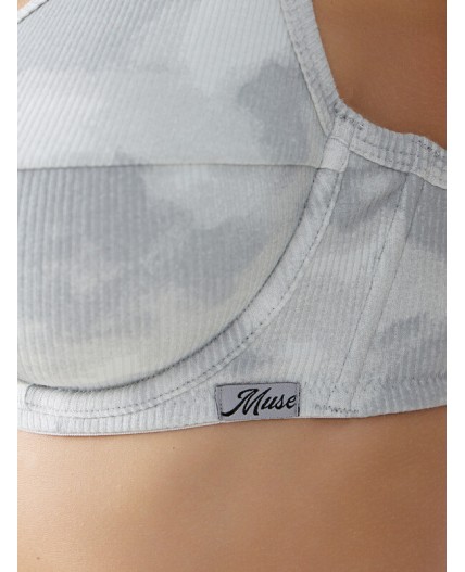 Бюстгальтер серый тай дай