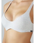 Бюстгальтер серый меланж 4306-А