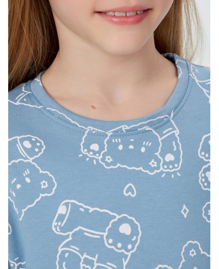 Комплект мишки на сине -голубом