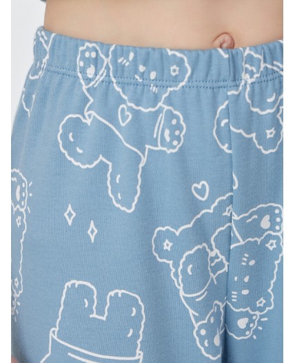 Комплект мишки на сине -голубом