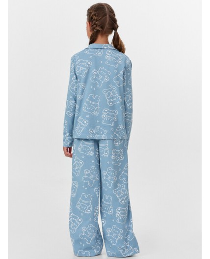 Комплект мишки на сине -голубом