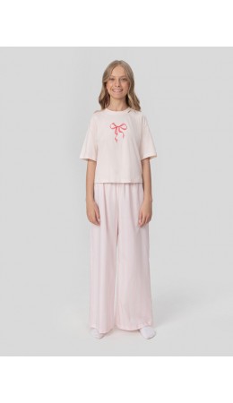 Комплект розовый зефир +полоски на зефире