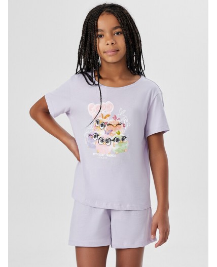 Комплект лаванда +печать