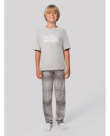 Комплект мрамор +серая клетка