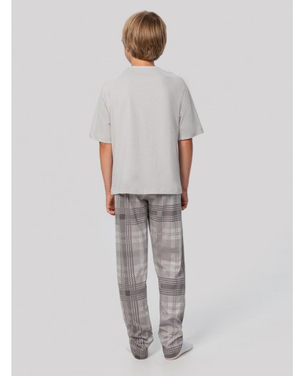 Комплект мрамор +серая клетка