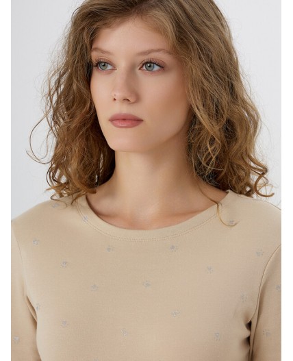 Комплект серебряные лапки на песочном