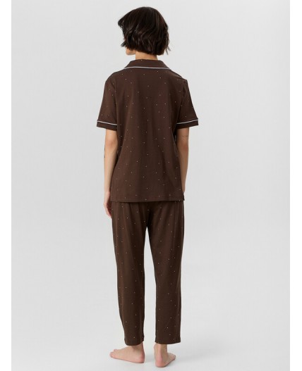 Комплект горошек на кофейном