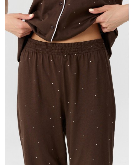 Комплект горошек на кофейном