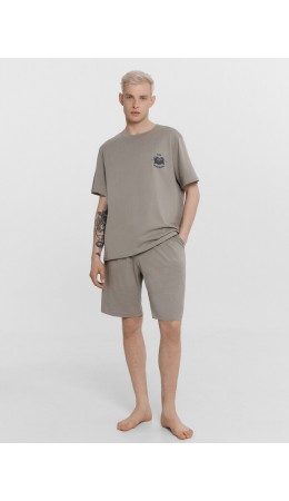 Комплект серо-зеленый +печать