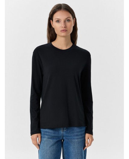 Лонгслив черный