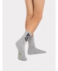Носки серый меланж