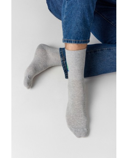 Носки серый меланж