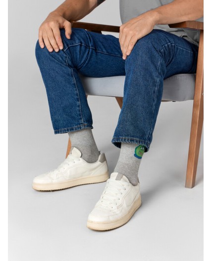 Носки серый меланж