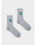 Носки серый меланж