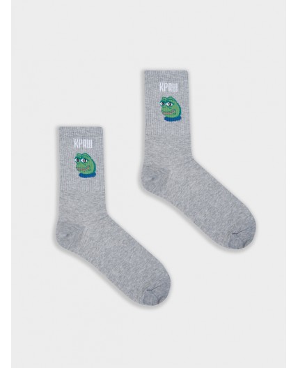 Носки серый меланж
