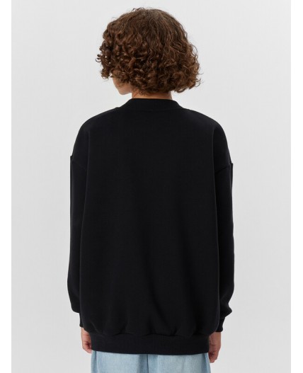 Свитшот черный +печать