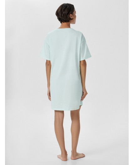 Сорочка св.мята +печать